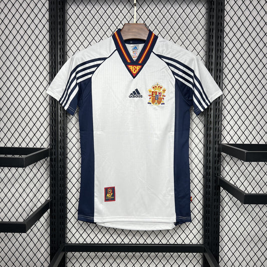 Camisa Espanha II 1998 Retrô (Sob encomenda)