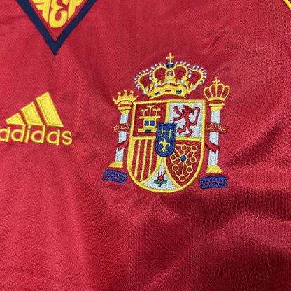 Camisa Espanha I 1998 Retrô (Sob encomenda)