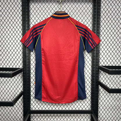 Camisa Espanha I 1998 Retrô (Sob encomenda)