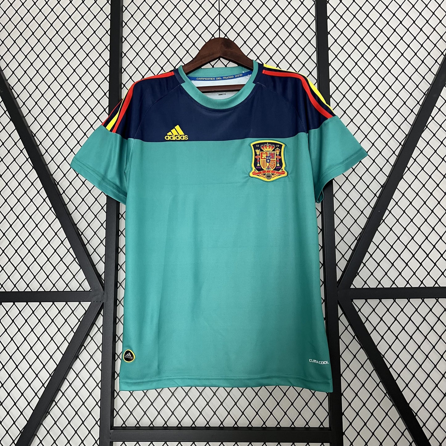 Camisa Espanha Goleiro 2010 Retrô (Sob encomenda)