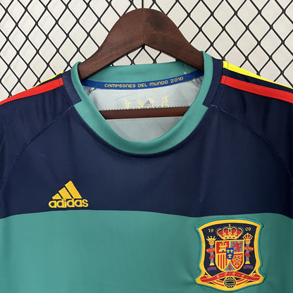 Camisa Espanha Goleiro 2010 Retrô (Sob encomenda)