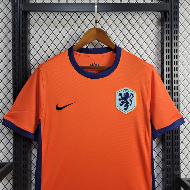 Camisa Holanda I 2024 Torcedor (Sob encomenda)