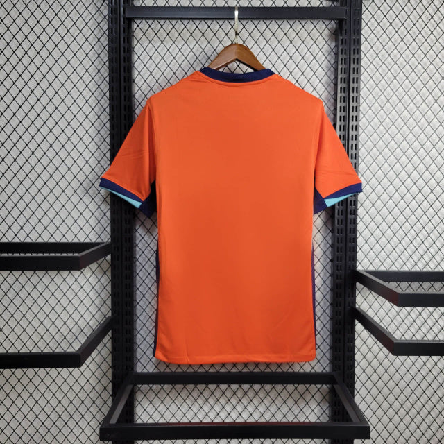 Camisa Holanda I 2024 Torcedor (Sob encomenda)