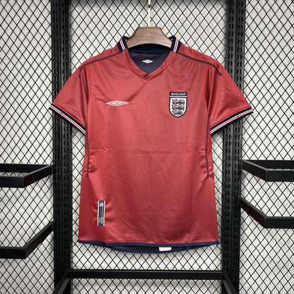 Camisa Inglaterra I 2002 Retrô (Sob encomenda)