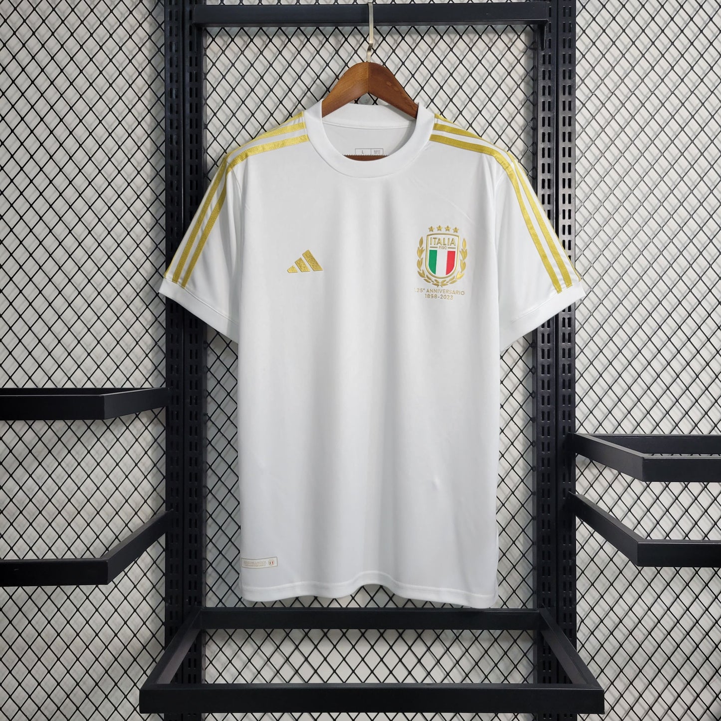 Camisa Itália '125th Anniversary' 2023 Torcedor (Sob encomenda)