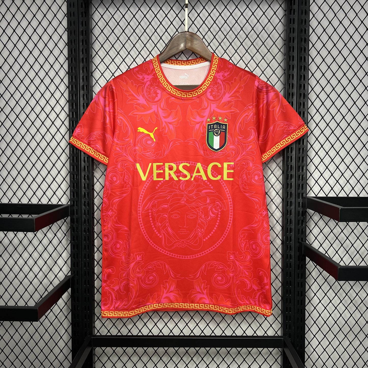 Camisa Itália Edição Especial Versace' 2023 Torcedor (Sob encomenda)