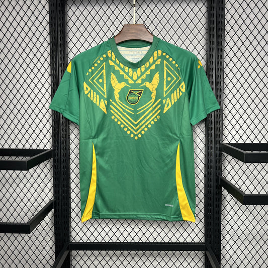 Camisa Jamaica Pré-Jogo 2024 Torcedor (Sob encomenda)