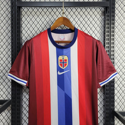 Camisa Noruega I 2024 Torcedor (Sob encomenda)