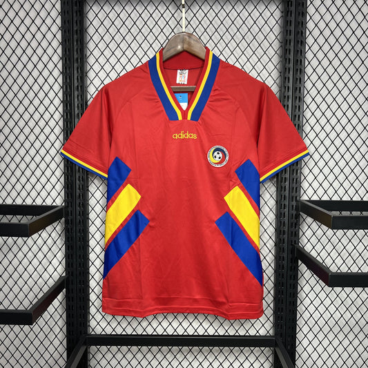 Camisa Romênia II 1994 Retrô (Sob encomenda)