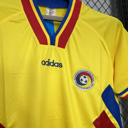 Camisa Romênia I 1994 Retrô (Sob encomenda)