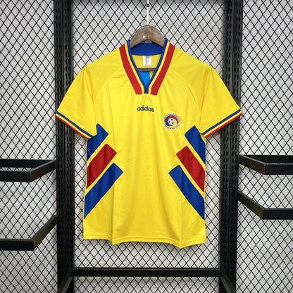 Camisa Romênia I 1994 Retrô (Sob encomenda)