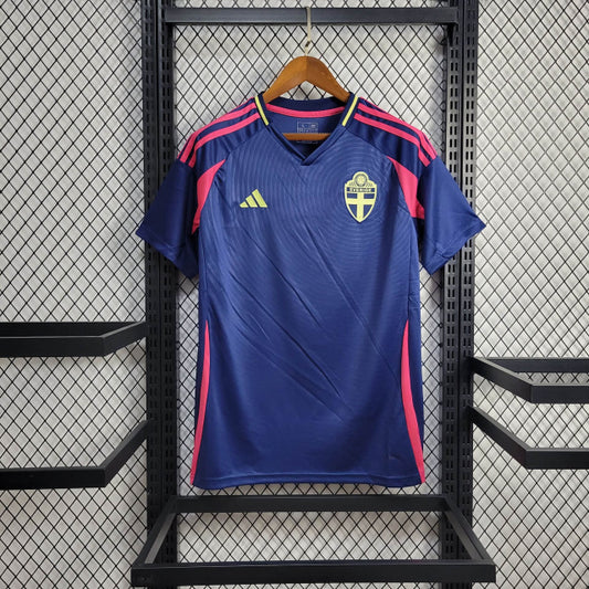 Camisa Suécia II 2024 Torcedor (Sob encomenda)