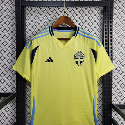 Camisa Suécia I 2024 Torcedor (Sob encomenda)