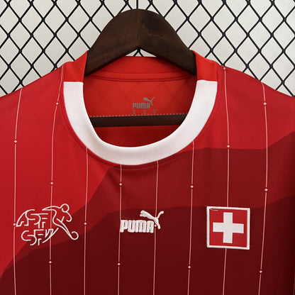 Camisa Suiça I 2023 Torcedor (Sob encomenda)