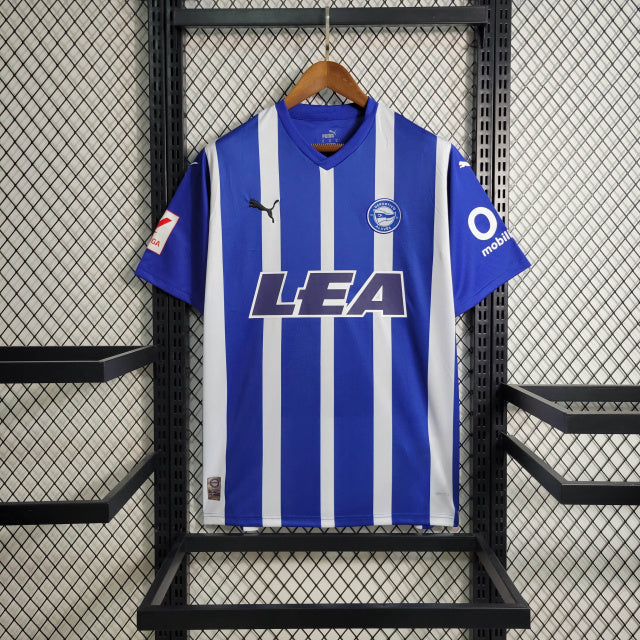 Camisa Deportivo Alavés I 23/24 Torcedor (Sob encomenda)