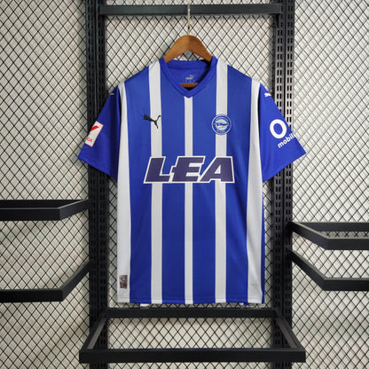 Camisa Deportivo Alavés I 23/24 Torcedor (Sob encomenda)