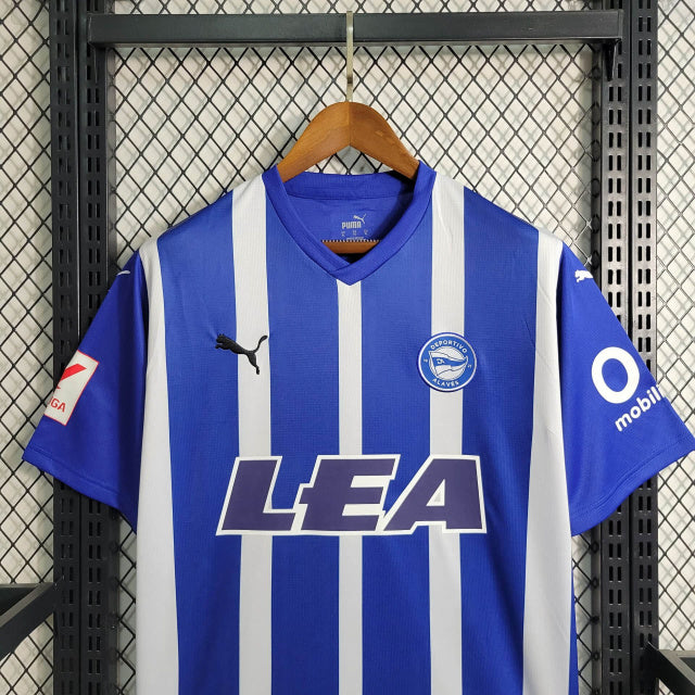 Camisa Deportivo Alavés I 23/24 Torcedor (Sob encomenda)