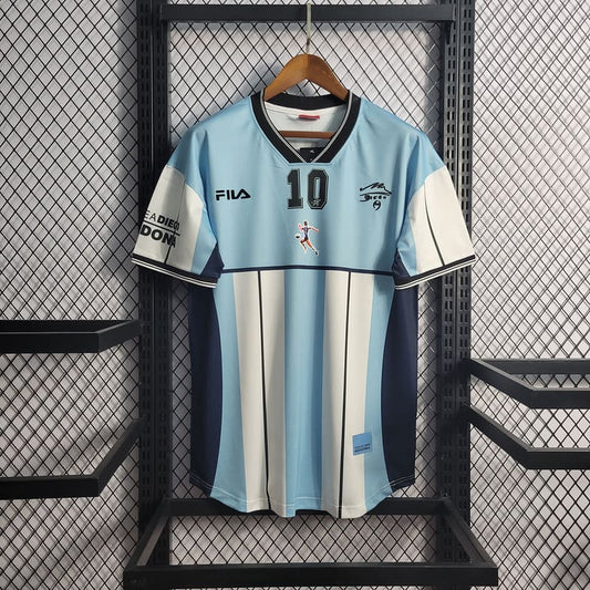 Camisa Argentina 'Edição Comemorativa' 2001 Retrô (Sob encomenda)