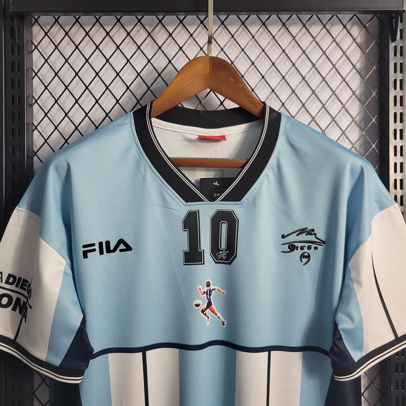 Camisa Argentina 'Edição Comemorativa' 2001 Retrô (Sob encomenda)