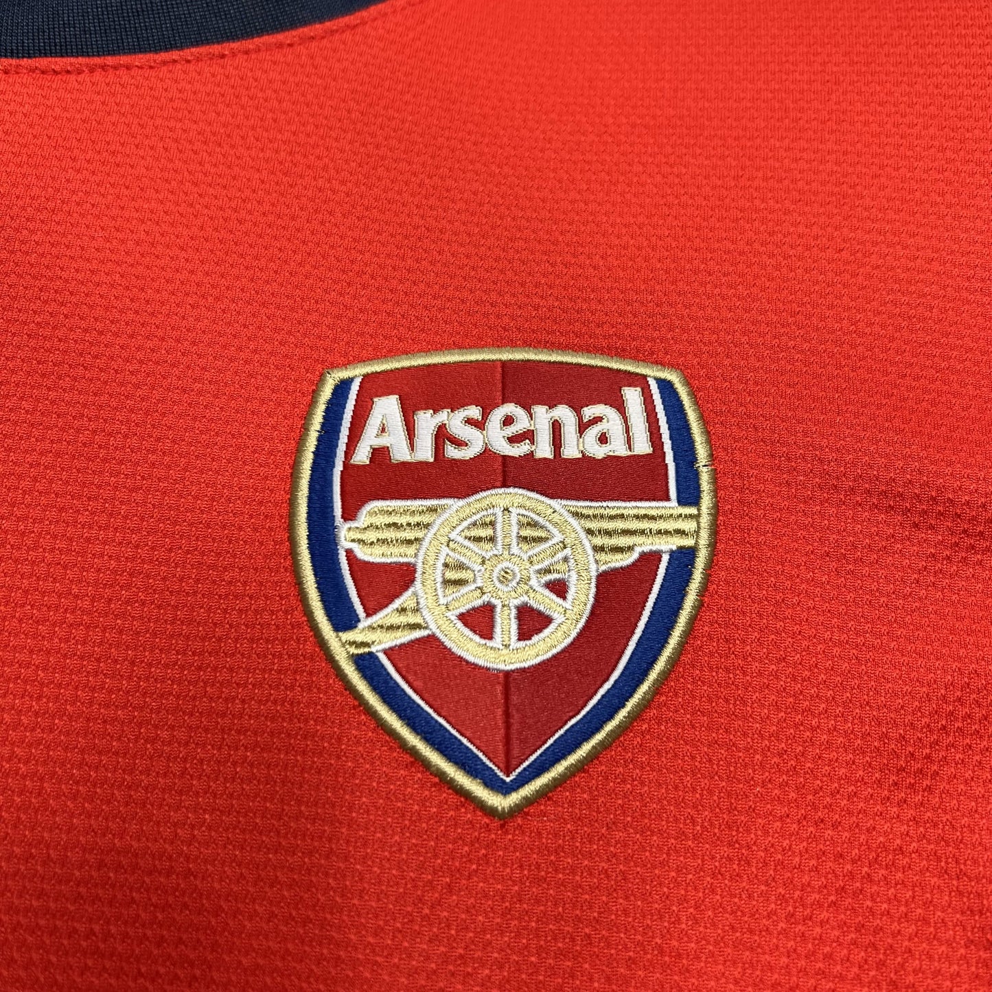 Camisa Arsenal I 12/13 Retrô Manga Longa (Sob encomenda)