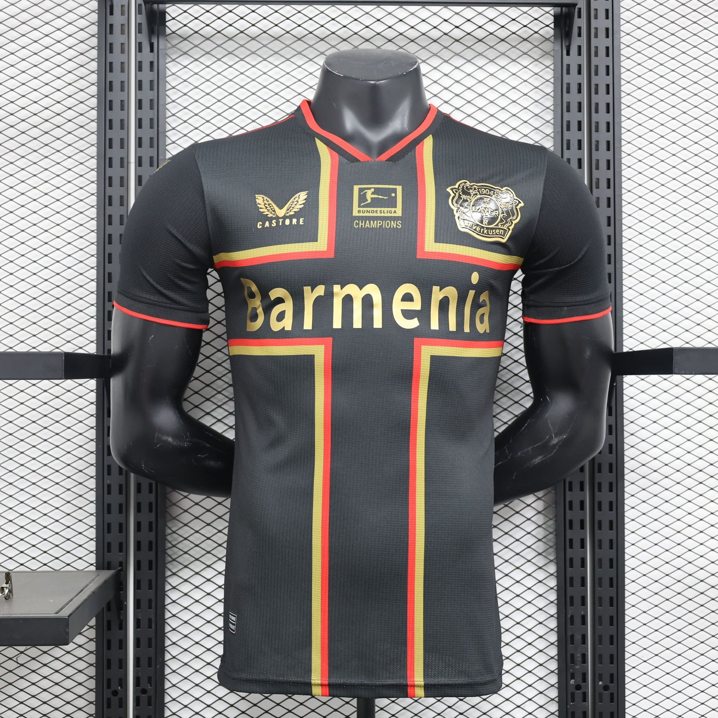 Camisa Bayer Leverkusen 'Champions Bundesliga' 23/24 Jogador (Sob encomenda)