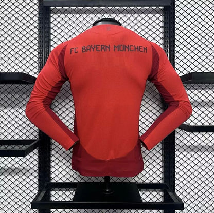 Camisa Bayern de Munique I 24/25 Jogador Manga Longa (Sob encomenda)