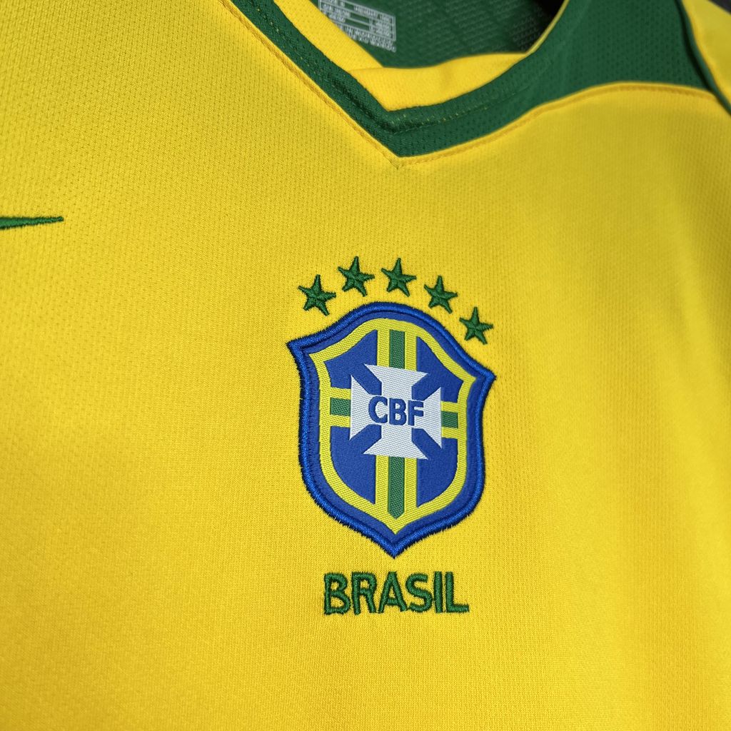 Camisa Brasil I 2004 Retrô (Sob encomenda)