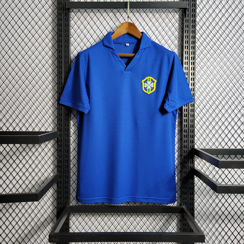 Camisa Brasil II 57/62 Retrô (Sob encomenda)