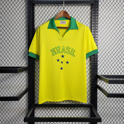 Camisa Brasil I 1958 Retrô (Sob encomenda)