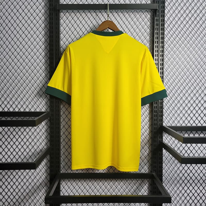 Camisa Brasil I 1970 Retrô (Sob encomenda)