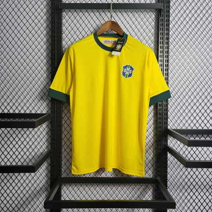 Camisa Brasil I 1970 Retrô (Sob encomenda)