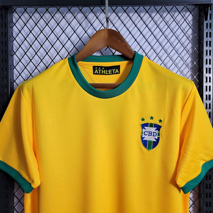 Camisa Brasil I 1972 Retrô (Sob encomenda)