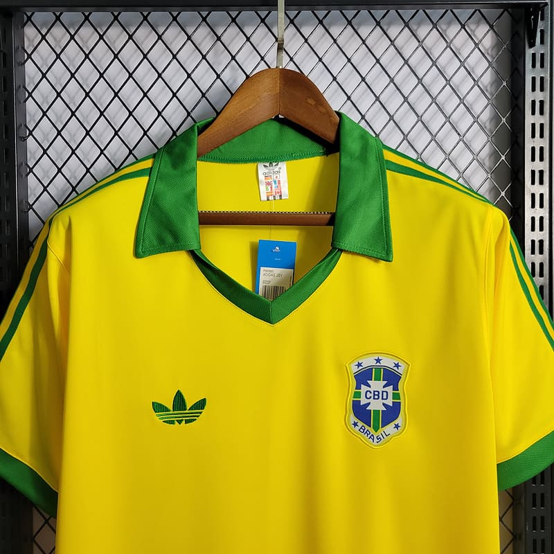 Camisa Brasil I 1979 Retrô (Sob encomenda)