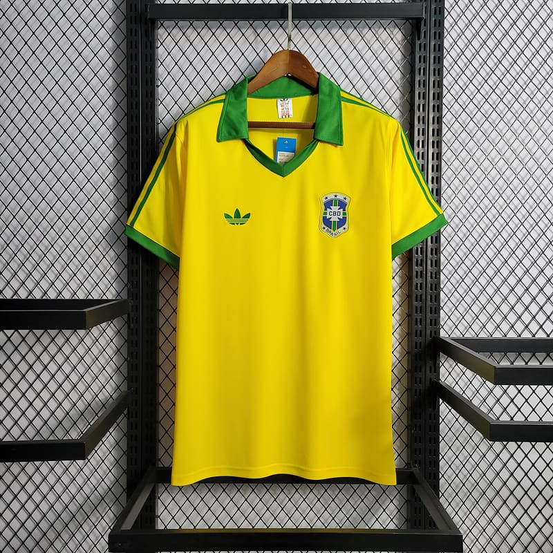 Camisa Brasil I 1979 Retrô (Sob encomenda)