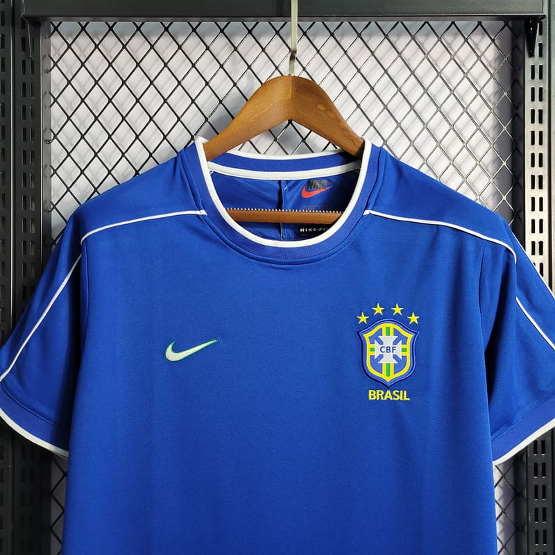 Camisa Brasil II 1998 Retrô (Sob encomenda)