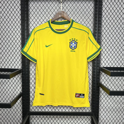 Camisa Brasil I 1998 Retrô (Sob encomenda)