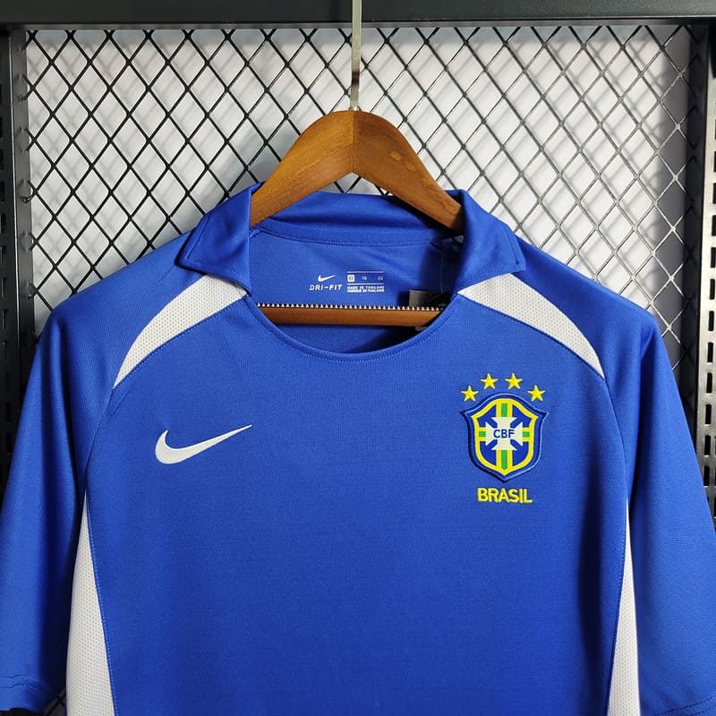 Camisa Brasil II 2002 Retrô (Sob encomenda)