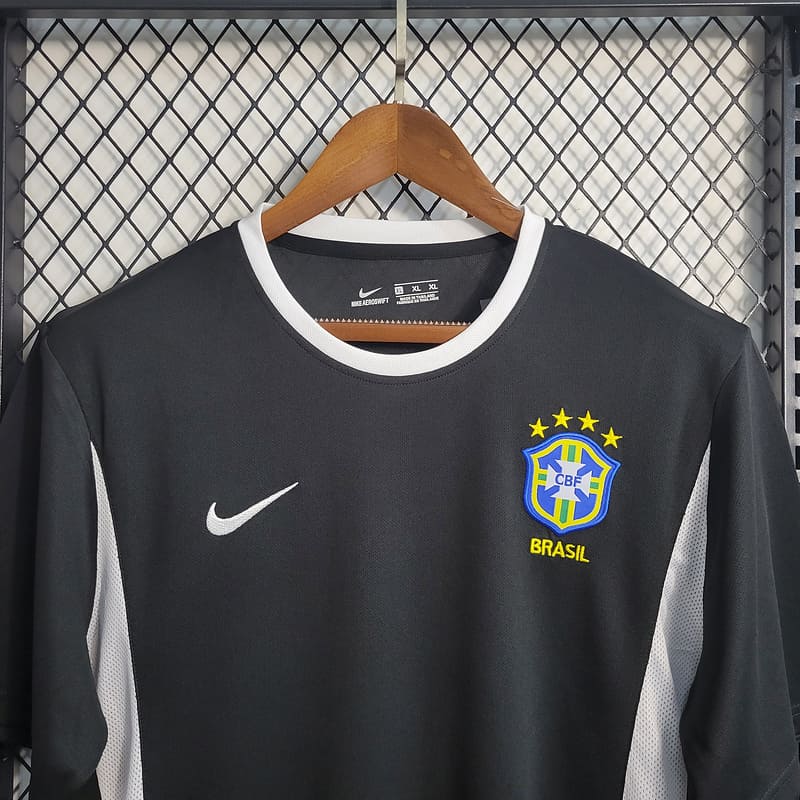 Camisa Brasil Goleiro 2002 Retrô (Sob encomenda)