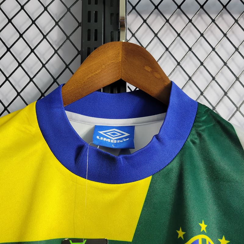 Camisa Brasil I 1991 Retrô (Sob encomenda)