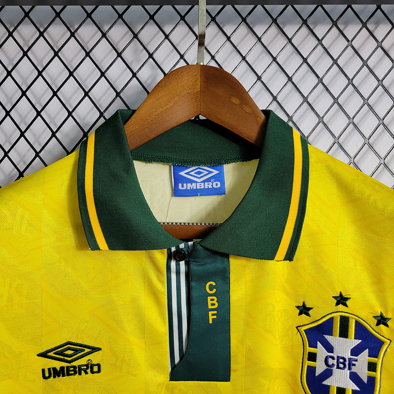 Camisa Brasil I 1992 Retrô (Sob encomenda)