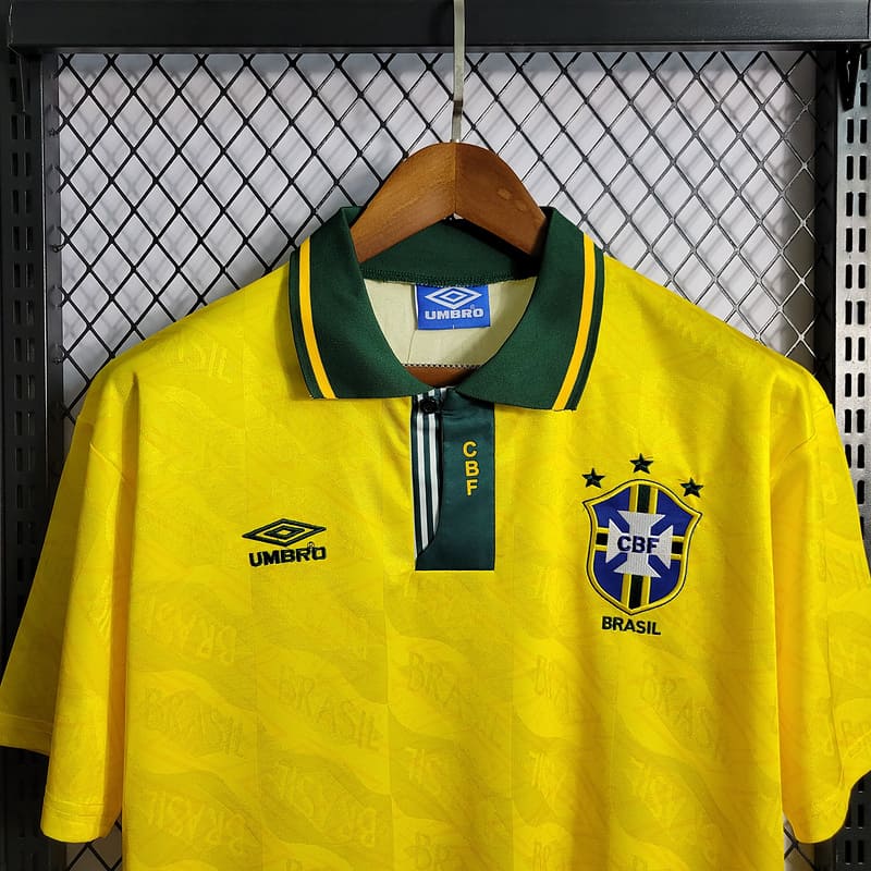 Camisa Brasil I 1992 Retrô (Sob encomenda)