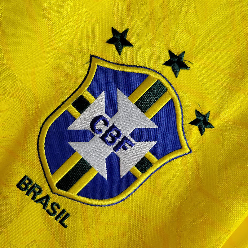 Camisa Brasil I 1992 Retrô (Sob encomenda)