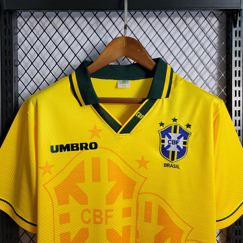 Camisa Brasil I 1994 Retrô (Sob encomenda)