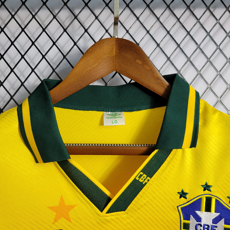 Camisa Brasil I 1994 Retrô (Sob encomenda)