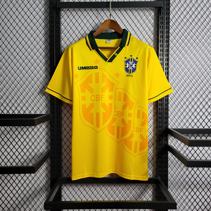 Camisa Brasil I 1994 Retrô (Sob encomenda)