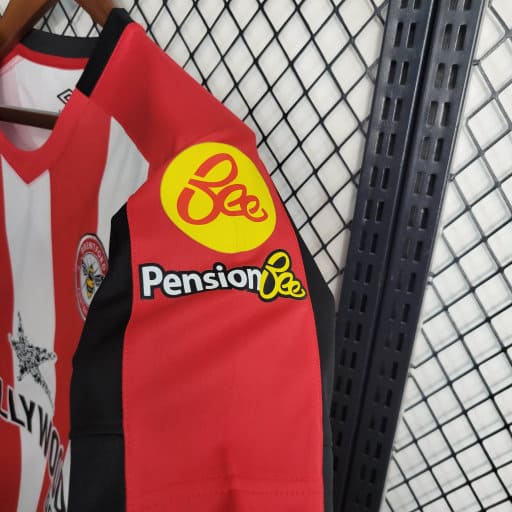 Camisa Brentford I 23/24 Torcedor (Sob encomenda)