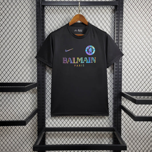 Camisa Chelsea 'Balmain' 23/24 Torcedor (Sob encomenda)