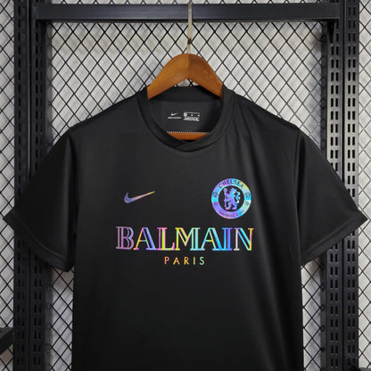 Camisa Chelsea 'Balmain' 23/24 Torcedor (Sob encomenda)