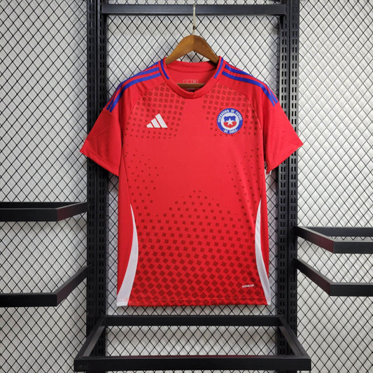 Camisa Chile I 2024 Torcedor (Sob encomenda)