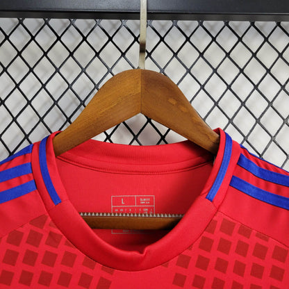 Camisa Chile I 2024 Torcedor (Sob encomenda)